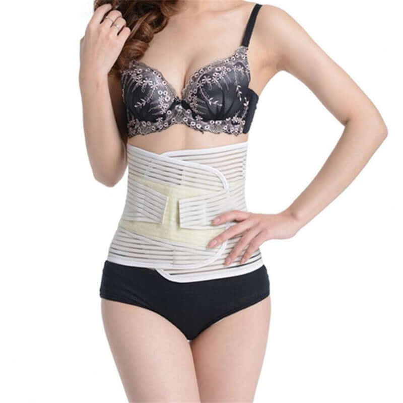 Abdomen Support Belt  Breathable Health Care Belt  Sports Protective Gear  Waist Belt  Waist Belt on a model.