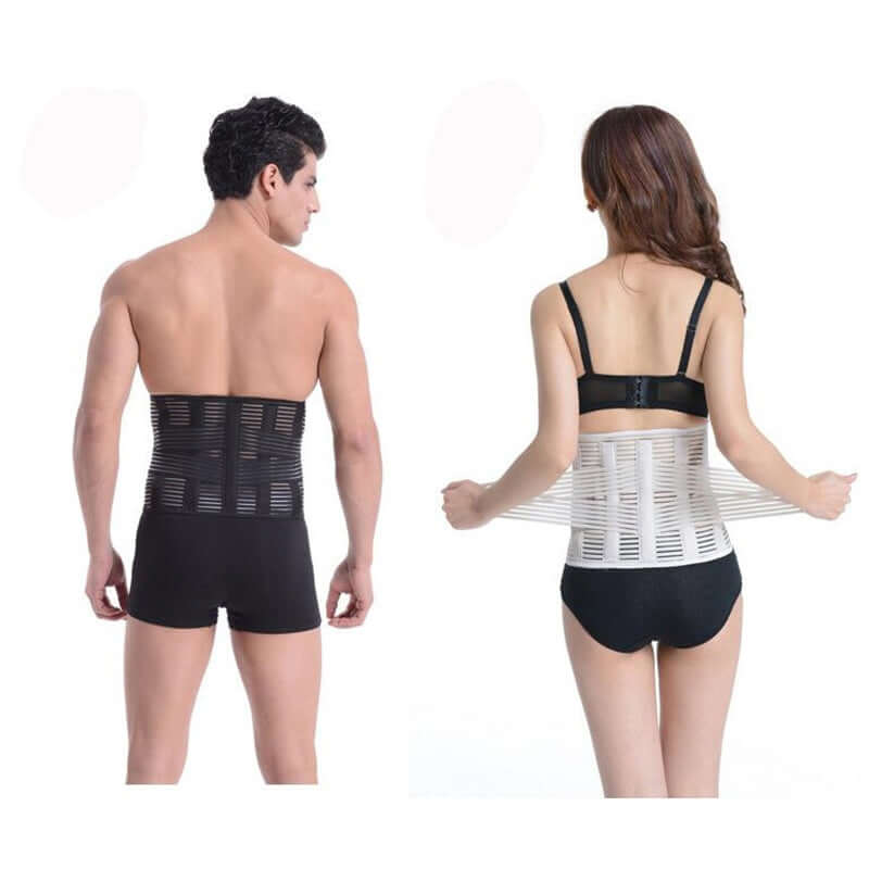 Abdomen Support Belt  Breathable Health Care Belt  Sports Protective Gear  Waist Belt  Waist Belt on models showing versatility.