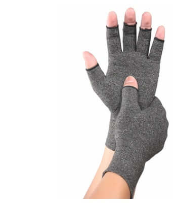 Breathable Health Care Half Finger Gloves providing support and comfort, designed for pain relief and joint support.
