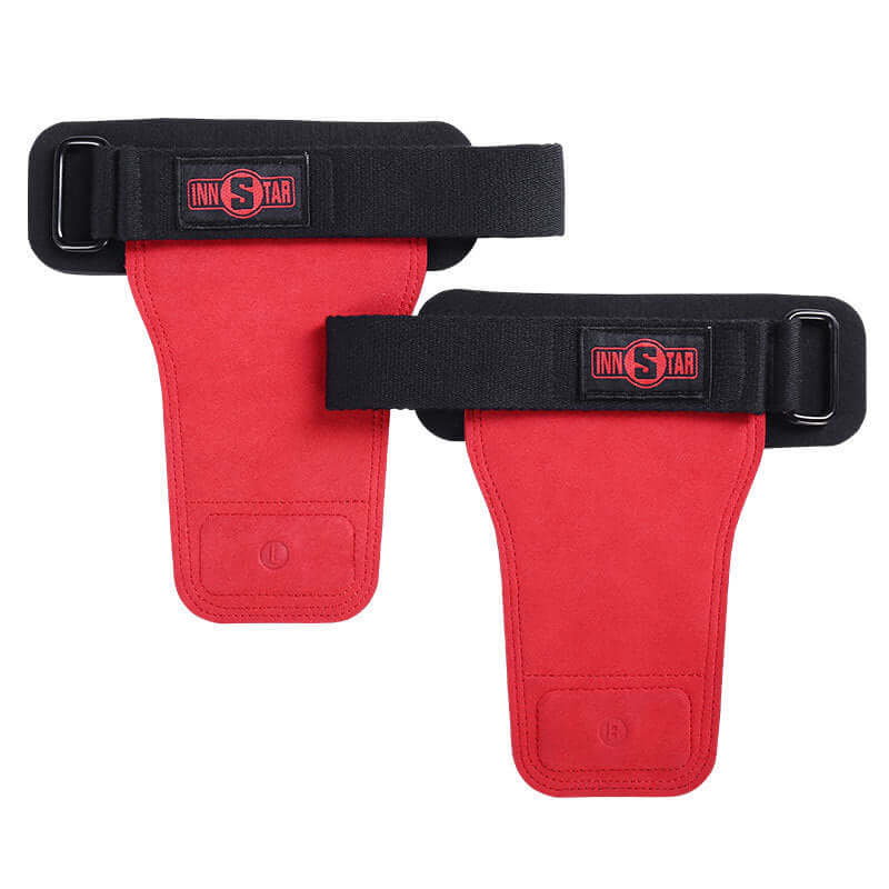 Protective gear fitness palm horizontal bar fitness wrist in red color, designed for optimal protection during workouts.