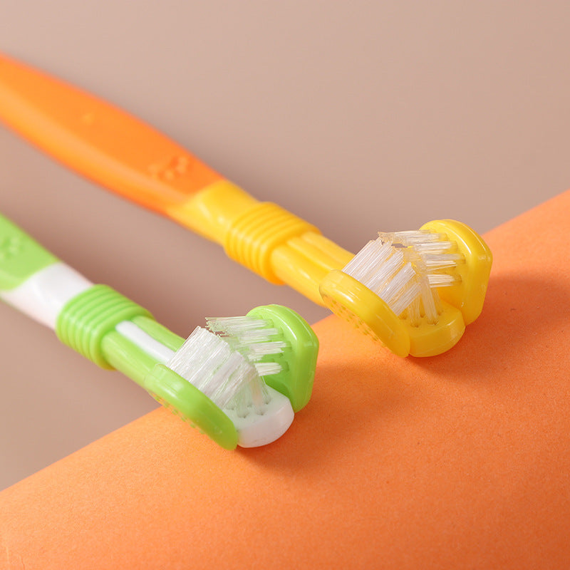 Colorful pet toothbrushes for oral cleaning, ideal for pet toothbrush oral care.