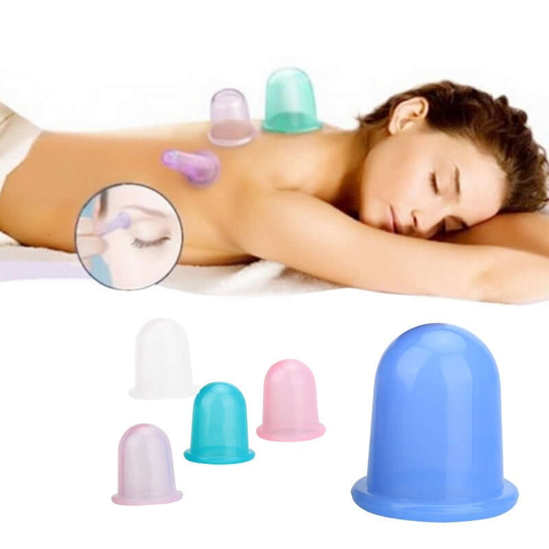 Silicone Cupping Health Care Tank Vacuum Cupping Meridian Health Care Transparent Cupping Medium