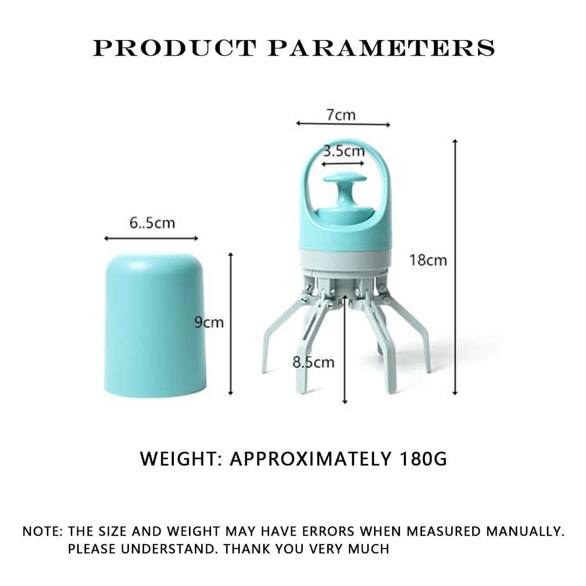 New Dog Pooper Scooper Pet Outdoors Portable Claw Poop Scooper Garbage Bag Cat Dispenser Waste Pick-up Cleaner dimensions and weight