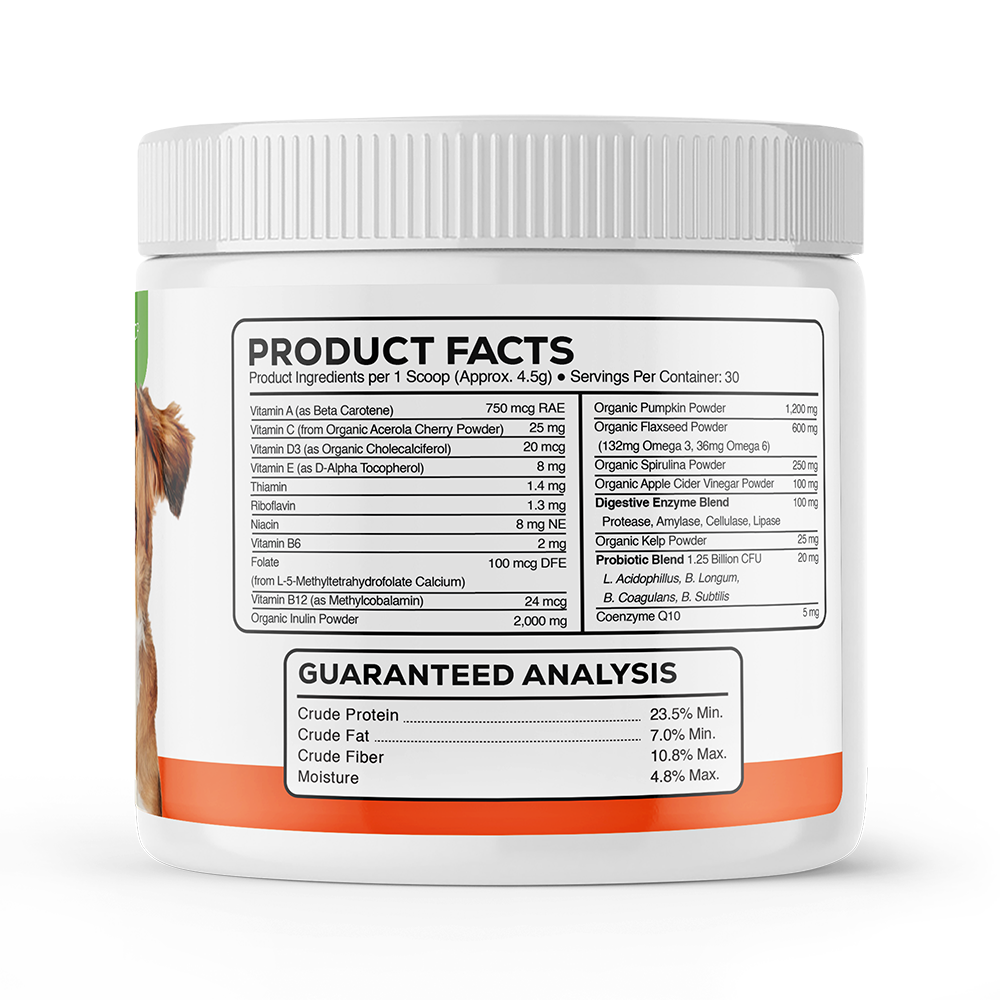 ORGANIC PET MULTI-VITAMIN