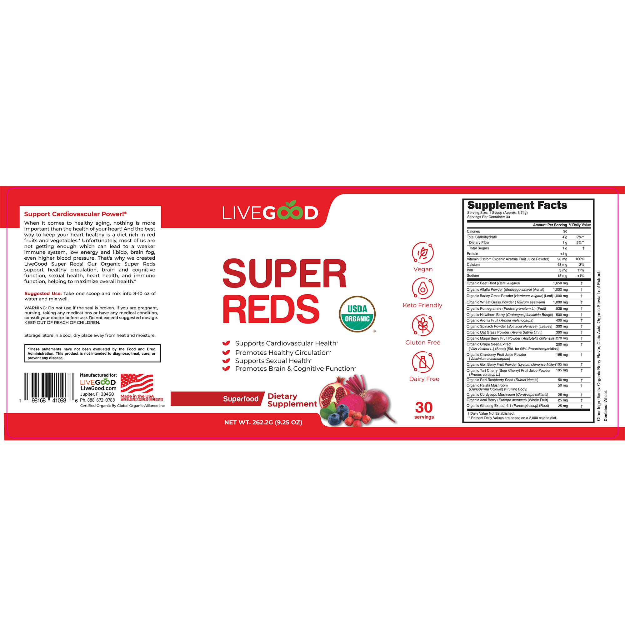ORGANIC SUPER REDS